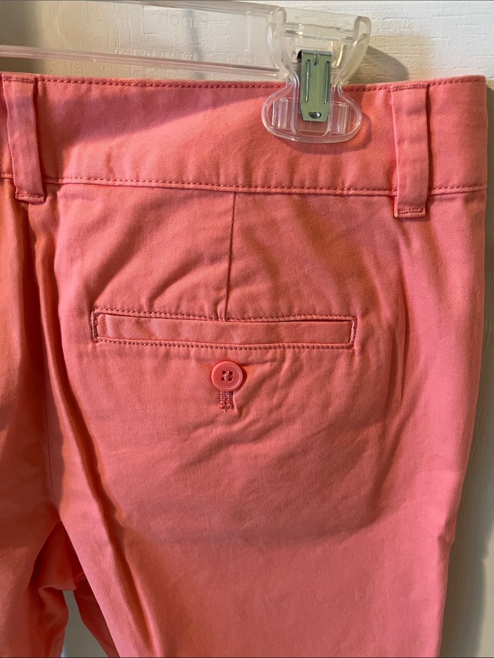 Ann Taylor Loft Women’s Coral Cotton Shorts - Picture 3 of 5